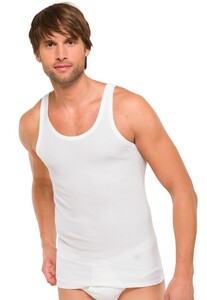 Schiesser Cotton Essentials Feinripp Singlet 2Pack Underwear White
