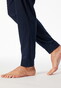 Schiesser Dark Interlock Check Nachtmode Night Blue