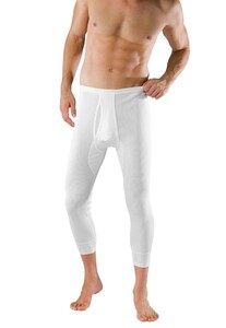 Schiesser Doppelripp Long Johns 3*4 Underwear White