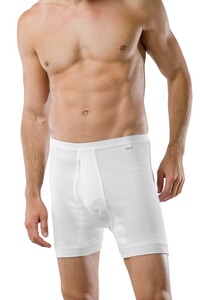Schiesser Doppelripp Shorts Ondermode Wit