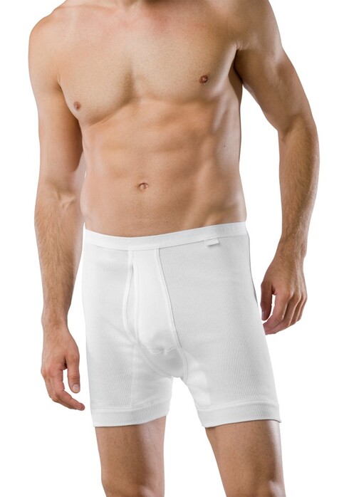 Schiesser Doppelripp Shorts Ondermode Wit