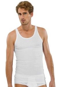 Schiesser Doppelripp Singlet 2Pack Underwear White