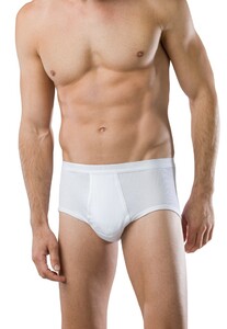 Schiesser Doppelripp Sports Brief Ondermode Wit