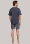 Schiesser Ebony Korte Pyjama Nachtmode Antraciet