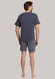 Schiesser Ebony Pyjama Kort Nachtmode Antraciet