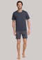 Schiesser Ebony Pyjama Kort Nachtmode Antraciet