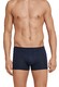 Schiesser Essential Slips Shorts 2Pack Ondermode Donker Blauw