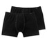 Schiesser Essential Slips Shorts 2Pack Ondermode Zwart