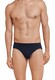 Schiesser Essential Slips Supermini 3Pack Ondermode Donker Blauw