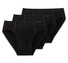 Schiesser Essential Slips Supermini 3Pack Ondermode Zwart