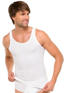 Schiesser Essentials Doppelripp Singlet 2Pack Ondermode Wit