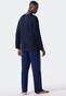 Schiesser Essentials Nightwear Single Jersey Nachtmode Royal Blue-Dark Blue