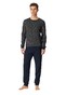 Schiesser Fantasy Design Long Sleeve Nachtmode Navy