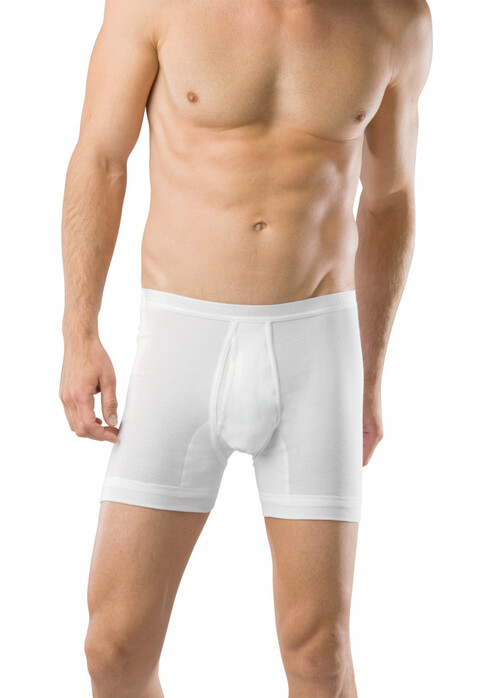 Schiesser Feinripp Short Trunks Ondermode Wit
