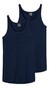 Schiesser Feinripp Singlet 2Pack Underwear Navy