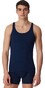 Schiesser Feinripp Singlet 2Pack Underwear Navy