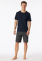 Schiesser Fine Interlock Set Nachtmode Navy
