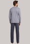 Schiesser Lange Pyjama Ebony Nachtmode Antraciet