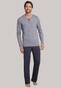 Schiesser Lange Pyjama Ebony Nachtmode Antraciet