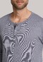 Schiesser Lange Pyjama Ebony Nachtmode Antraciet