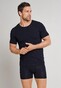 Schiesser Long Life Soft Shirt Ronde Hals Ondermode Dark Navy