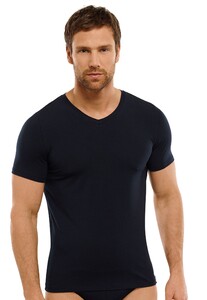 Schiesser Long Life Soft T-Shirt Ondermode Dark Navy