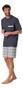 Schiesser Organic Cotton Anthra Check Nachtmode Antraciet