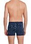 Schiesser Original Classics Short Trunks Striped 2Pack Ondermode Donker Blauw