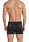 Schiesser Original Classics Short Trunks Striped 2Pack Ondermode Zwart