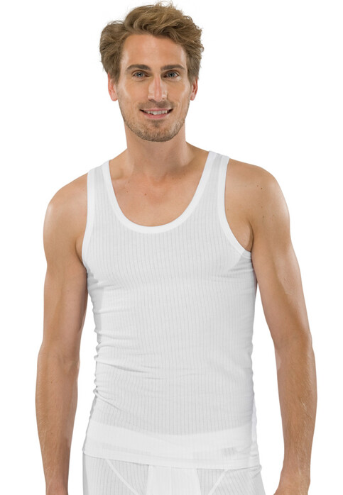Schiesser Singlet 2Pack Ondermode Wit