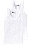 Schiesser Singlet 2Pack Ondermode Wit
