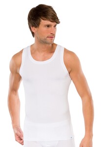 Schiesser Singlet Long Life Cotton Underwear White