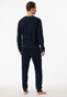 Schiesser Terry Warming Nightwear Nachtmode Blauw