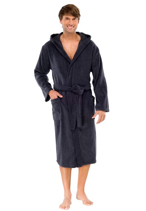 Schiesser Uni Badjas Nightwear Grey