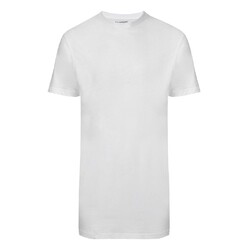 Slater Basic Extra Long 2-pack T-shirt T-Shirt Wit