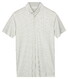 Thomas Maine Allover Fine Pattern Liquid Cotton Button-Down Polo Jade Green