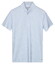 Thomas Maine Allover Fine Pattern Liquid Cotton Button-Down Polo Licht Blauw