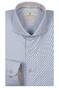Thomas Maine Bari Cutaway Cotton Two-Ply Twill Subtle Uni Color Contrast Overhemd Light Blue-Soft Grey