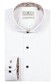 Thomas Maine Bari Cutaway Floral Contrast Two-Ply Twill Overhemd Wit-Licht Beige