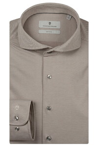 Thomas Maine Bari Cutaway Tokyo Knit Overhemd Licht Beige