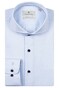 Thomas Maine Bari Cutaway Two-Ply Cotton Twill Natural Stretch Overhemd Licht Blauw