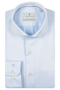 Thomas Maine Bari Cutaway Two-Ply Cotton Twill Overhemd Licht Blauw