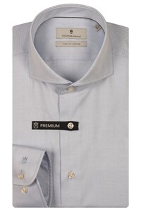 Thomas Maine Bari Cutaway Two-Ply Non-Iron Pin Point Shirt White