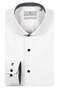 Thomas Maine Bari Cutaway Two-Ply Twill Uni Color Contrast Overhemd Navy-Wit