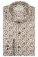 Thomas Maine Bari Cutaway Yarn Dyed Twill Floral Pattern Overhemd Licht Beige