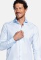 Thomas Maine Bari Two-Ply Cotton Twill Natural Stretch Overhemd Licht Blauw