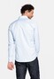 Thomas Maine Bari Two-Ply Cotton Twill Natural Stretch Overhemd Licht Blauw
