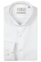 Thomas Maine Bari Two-Ply Cotton Twill Natural Stretch Overhemd Wit