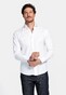 Thomas Maine Bari Two-Ply Cotton Twill Natural Stretch Overhemd Wit