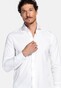 Thomas Maine Bari Two-Ply Cotton Twill Natural Stretch Overhemd Wit